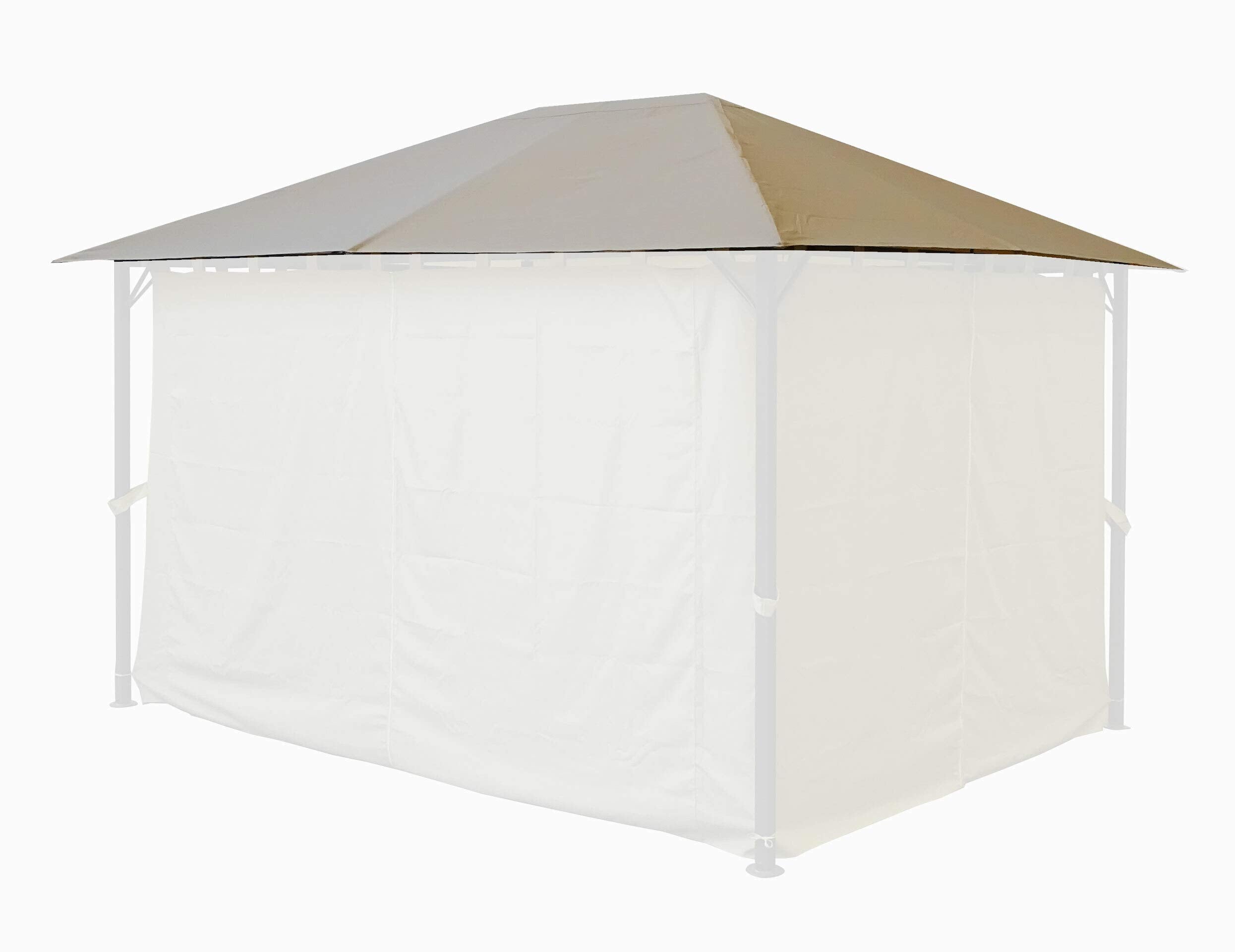 Replacement Roof for 3x4m Garden Pavilion - Beige Polyester