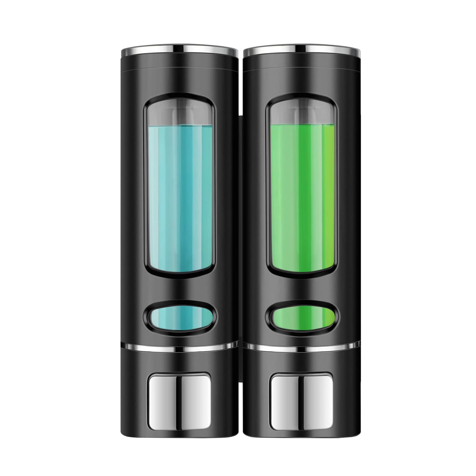 Jolof Store Dual 400ml Wall-Mounted Shower Gel and Shampoo Dispenser