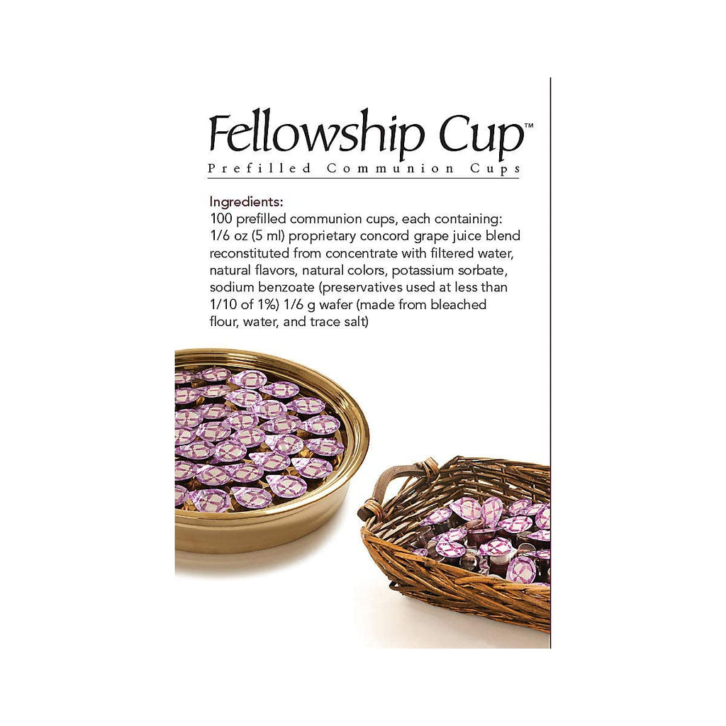 Broadman Church Supplies Prefilled Communion Fellowship Cups – 100 Count