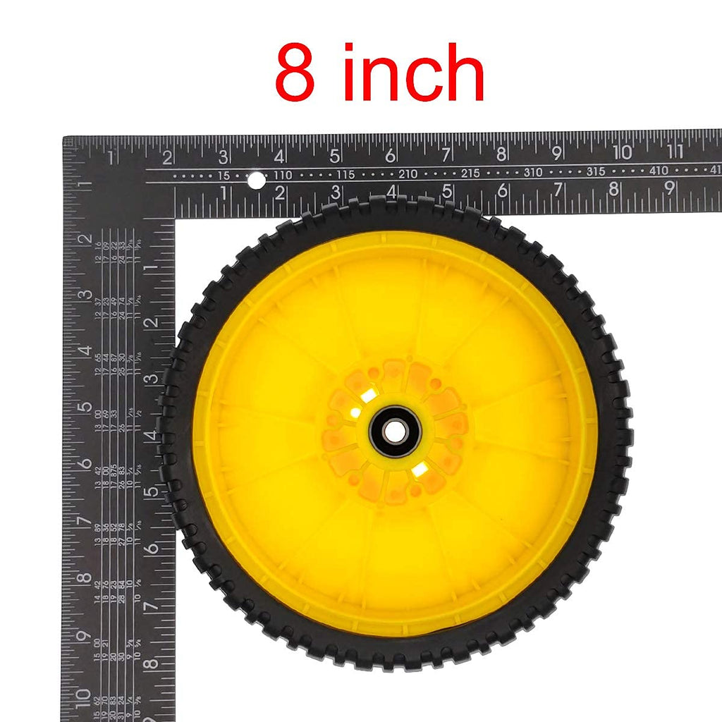 8-Inch Lawn Mower Wheels (2-Pack) for John Deere AM115138