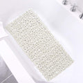 Marsheepy Extra Large Non-Slip Bathtub Mat | Pebble Design PVC – Beige