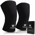 Titan Armour 7mm Neoprene Knee Sleeves for Weightlifting & Squats