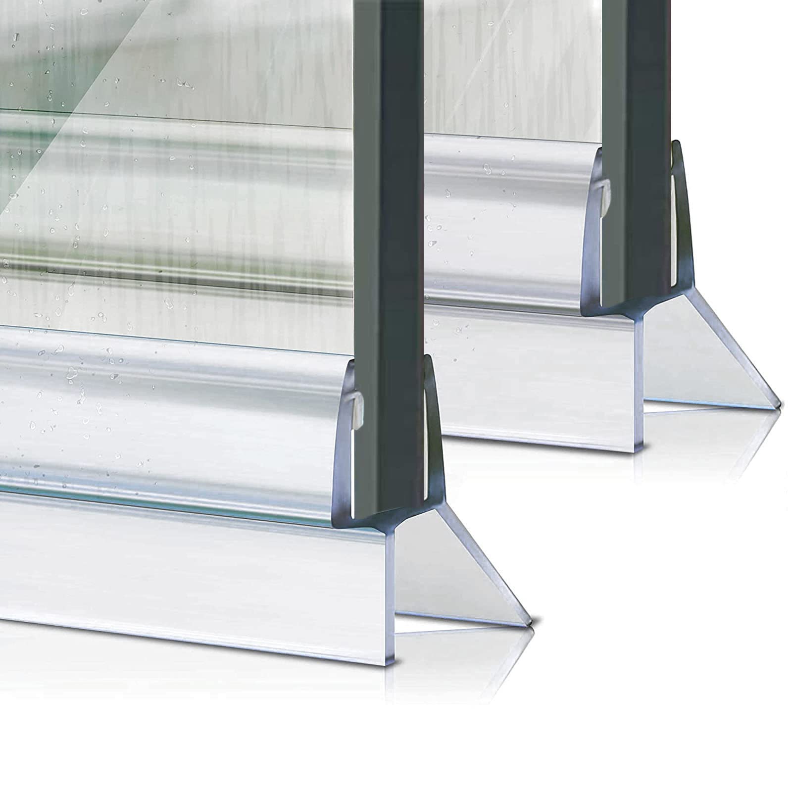 Jolof Store Shower Screen Seal Strip | 2-Pack for 6-8mm Glass | 90cm