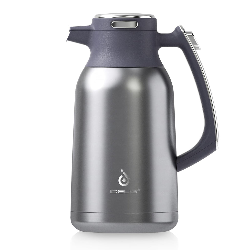 IDEUS 68oz Vacuum Insulated Coffee Carafe | Stainless Steel Thermal Pot