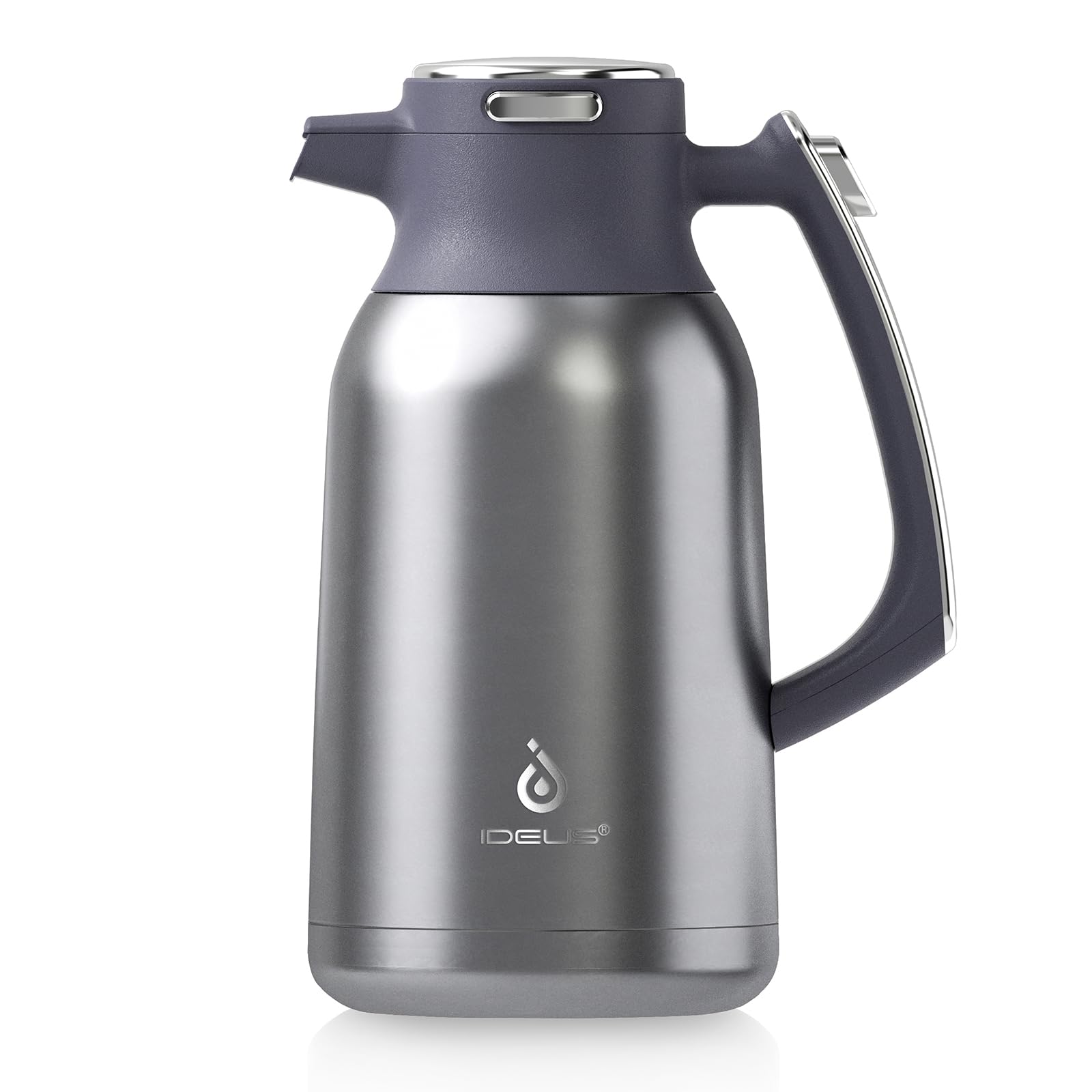 IDEUS 68oz Vacuum Insulated Coffee Carafe | Stainless Steel Thermal Pot