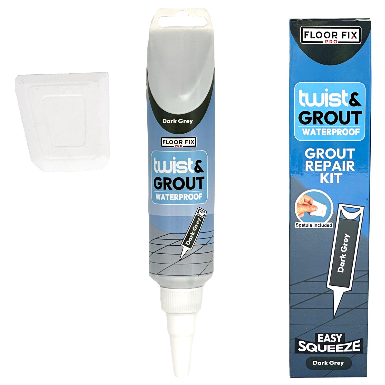 Floor-Fix Pro Twist & Grout Repair Kit – Waterproof Dark Grey Reviver