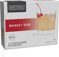 Bartesian Whiskey Sour Cocktail Mix - Non-Alcoholic Capsules, 8-Pack