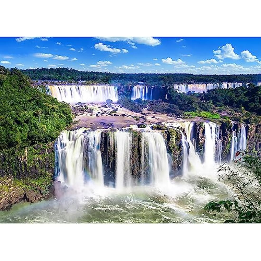 HUADADA Iguazu Waterfalls Jigsaw Puzzle for Adults - 1000 Piece Nature Set