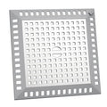 Shower Drain Cover Hair Catcher Square 12.3cm, 304 Stainless Steel Drain Protector with Silicone Edge, Prevents Clogged Drains - image 1