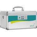 Glosen Lockable Medicine Box | Aluminum First Aid Storage with 2 Keys
