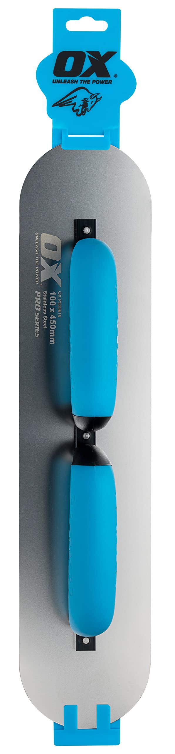 OX Tools Pro Double Handle Pool Trowel – Blue Finishing Tool OX-P535618