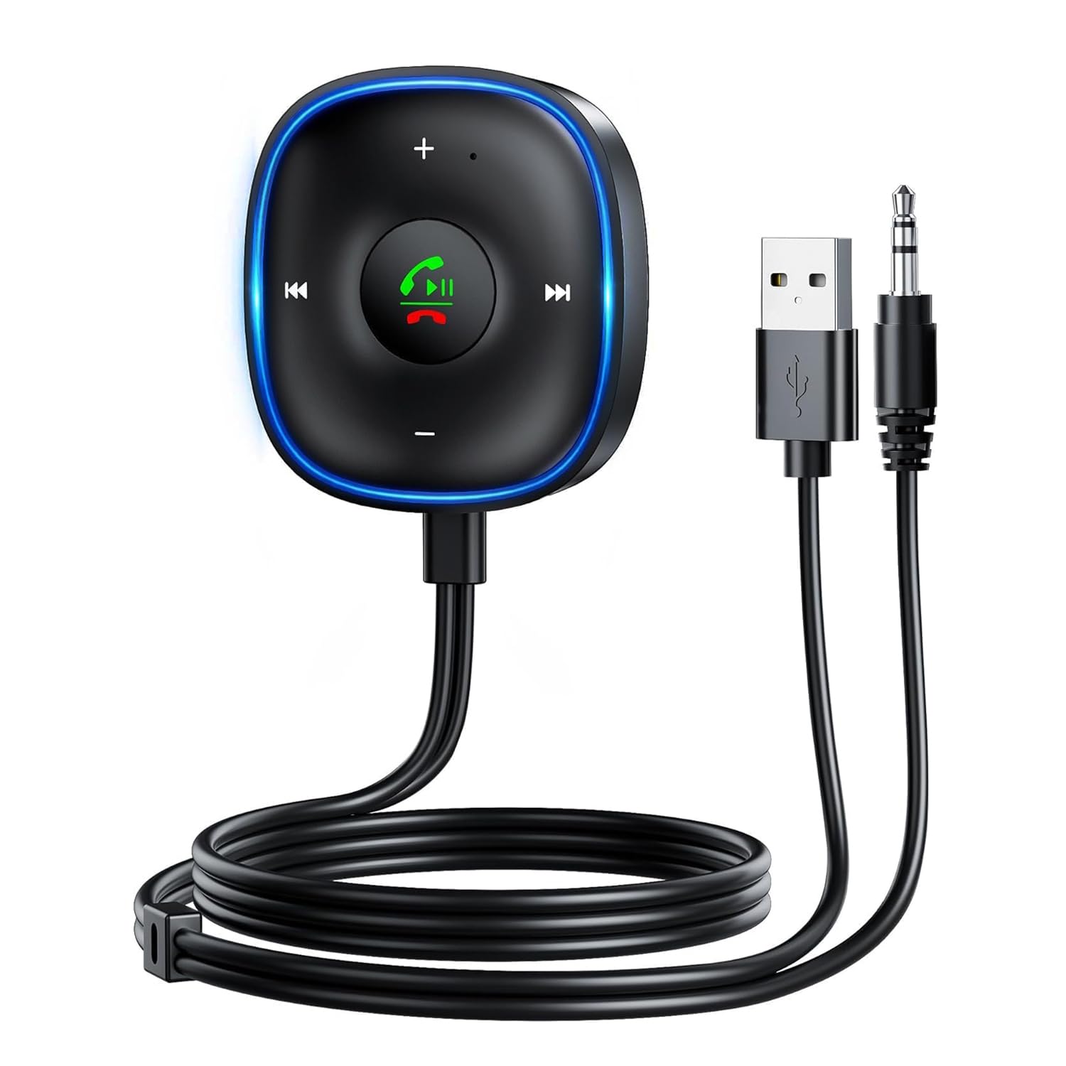 SONRU Bluetooth 5.3 Aux Adapter for Car – Dual Connection Receiver