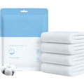 KLEENDOL Disposable Bath Towels – 6 Pack Soft Cotton Travel Towels