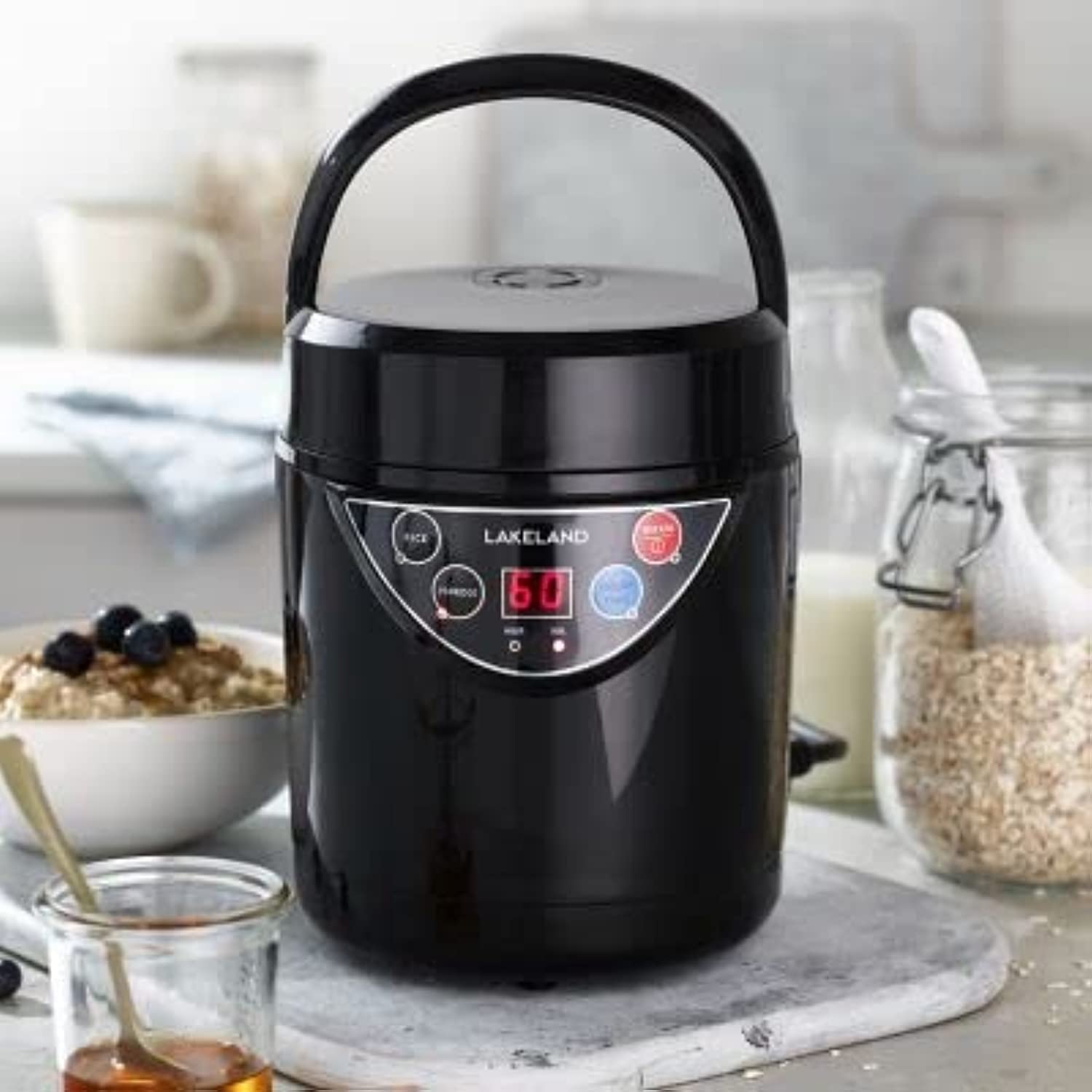 Lakeland Mini Electric Rice Cooker – 500ml Non-Stick Porridge Maker