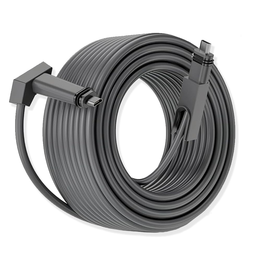 Yunir 150ft Satellite Replacement Cable V2 – Grey Internet Extension