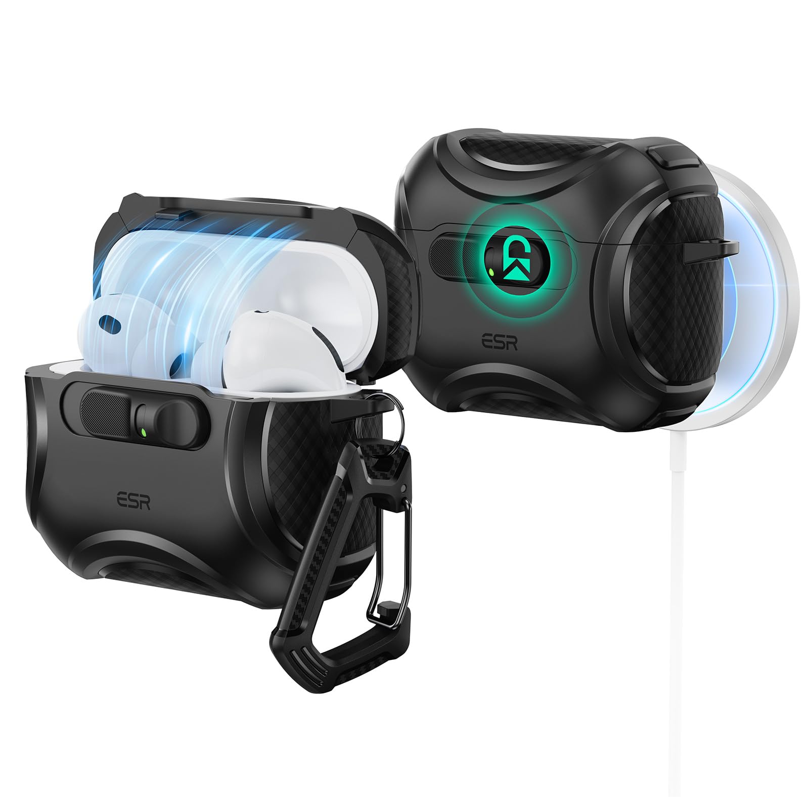 ESR Cyber Series AirPods Pro 3 Case – MagSafe Drop-Proof Cover