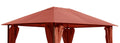 Quick Star Gazebo Replacement Roof 3x4m – Waterproof Orange-Red Canopy