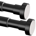 GDEVKHN 2-Piece Adjustable Stainless Steel Shower Curtain Rod (62-85cm)