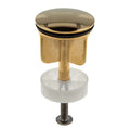 tecuro Gold-Plated Eccentric Drain Plug – 40mm Brass Sink Stopper