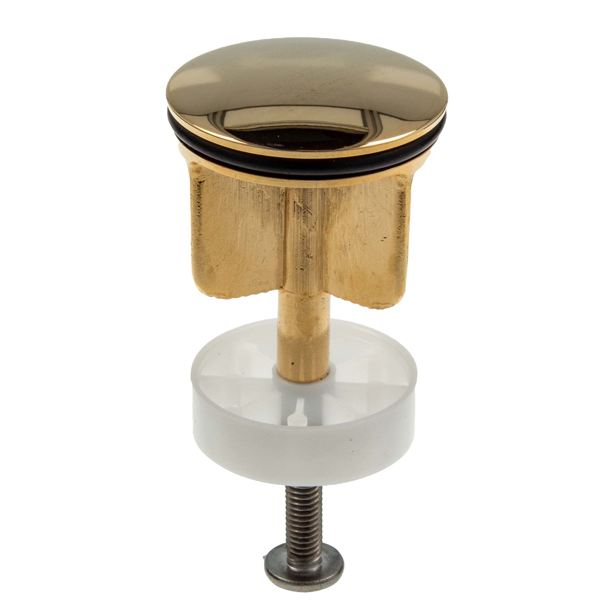 tecuro Gold-Plated Eccentric Drain Plug – 40mm Brass Sink Stopper