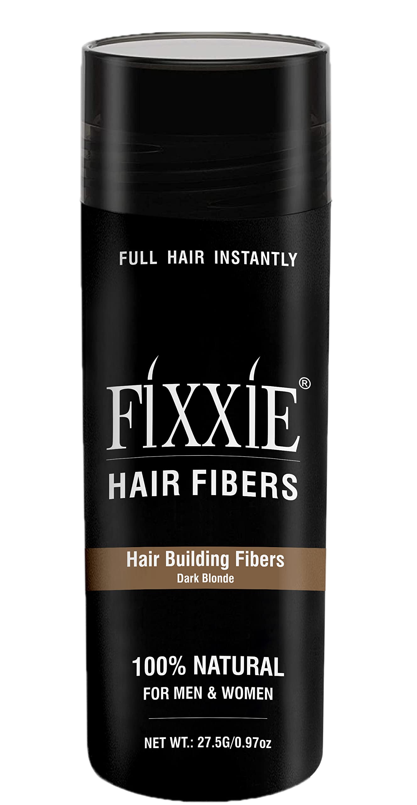 FIXXIE Hair Fibres - Dark Blonde Keratin Hair Thickener (27.5g)