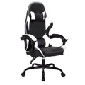 T-THREE Ergonomic High-Back Mesh Gaming Chair with Lumbar Support - White