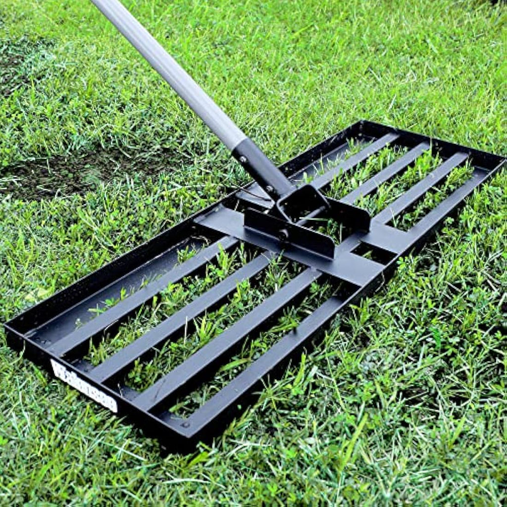 Walensee Lawn Leveling Rake | 76x25cm Heavy Duty Stainless Steel Tool