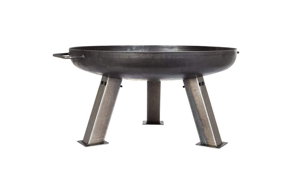 La Hacienda Pittsburgh Small Fire Pit – Oiled Steel Outdoor BBQ