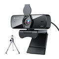 Jolof Store 4K Webcam for PC – Dual Mic, Noise Cancellation & Tripod