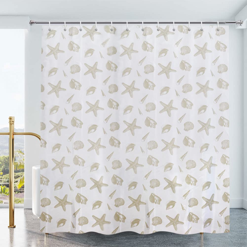 Jolof Store Extra Long Polyester Shower Curtain | Weighted Hem | 200x240cm