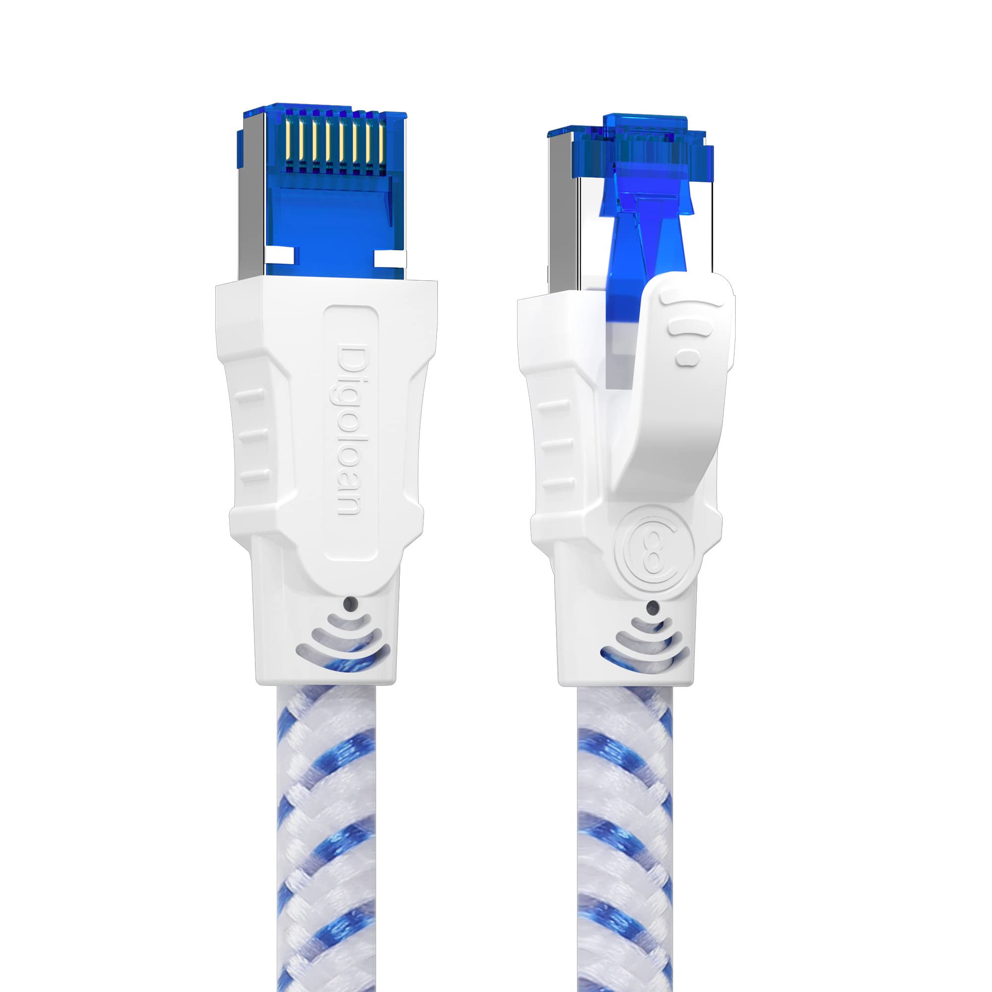 Cat 8 Ethernet Cable 10m | 40Gbps Nylon Braided RJ45