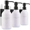 MaisoNovo Wall Mounted Shower Soap Dispenser - 3 Pack White 500ml Bottles