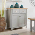Avon Sideboard – 2 Door 2 Drawer Oak Effect Storage Cupboard