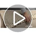 DII Stone Cotton Throw Blanket with Decorative Fringe – 50 x 60 Inch