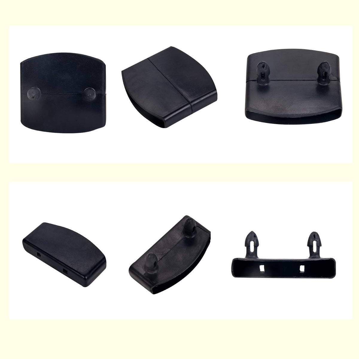 36 Pcs Bed Slat Holders Kit - Plastic Bed Slat Caps & Centre Caps - Side Slat Brackets 55mm x 9mm Inside - image 5