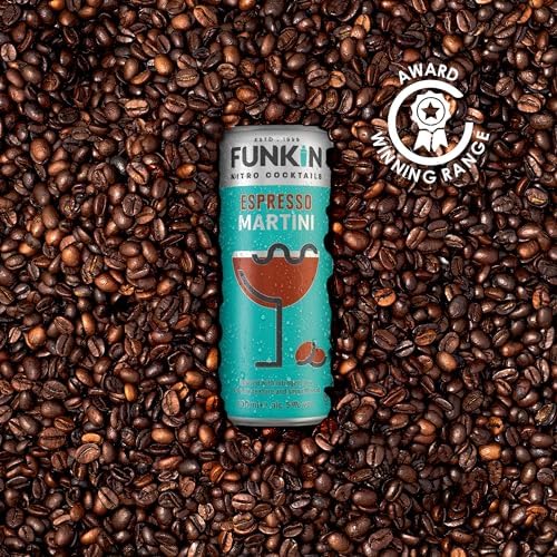 Funkin Nitro Espresso Martini Pre-Mixed Cocktail Cans - 12 x 250ml