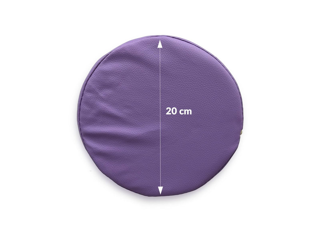 QUIRUMED Roller Cushion - 55x20cm Purple Leatherette Massage Bolster