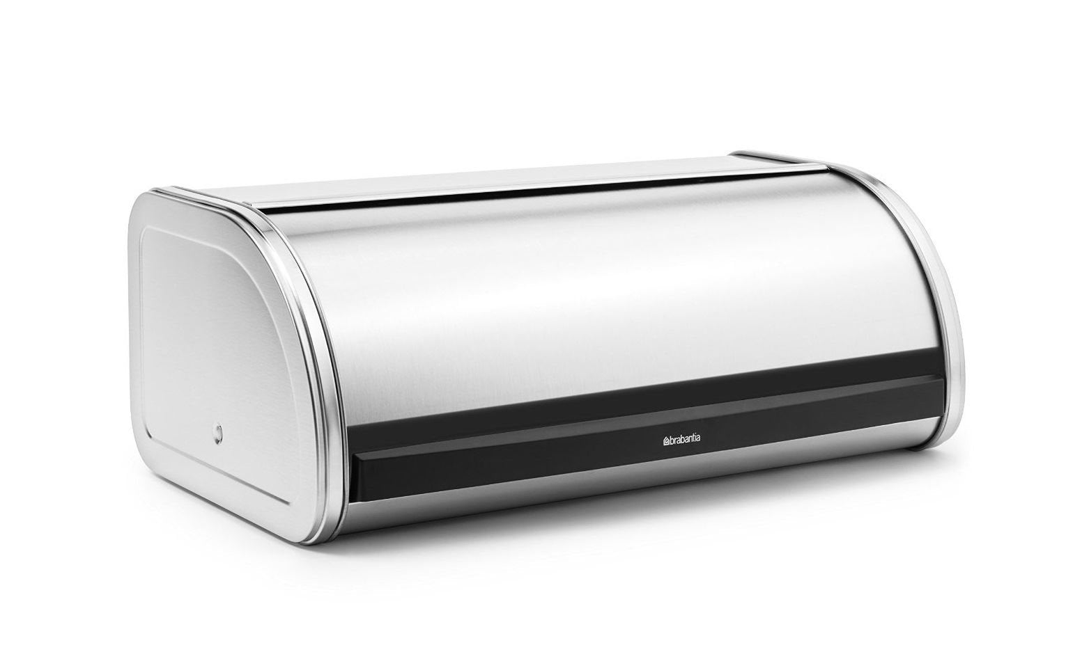 Brabantia Roll Top Bread Bin – Matt Steel Space Saving Kitchen Storage