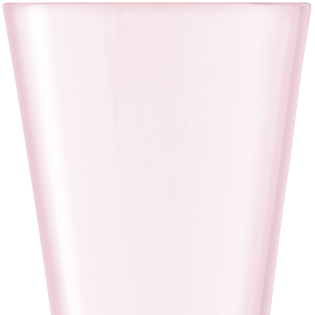 LSA International Moya Champagne Flutes - 170ml Blush Pink Glass, Set of 2