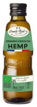 Emile Noel Organic Virgin Hemp Oil – Cold Pressed Omega 3 & 6, 250ml