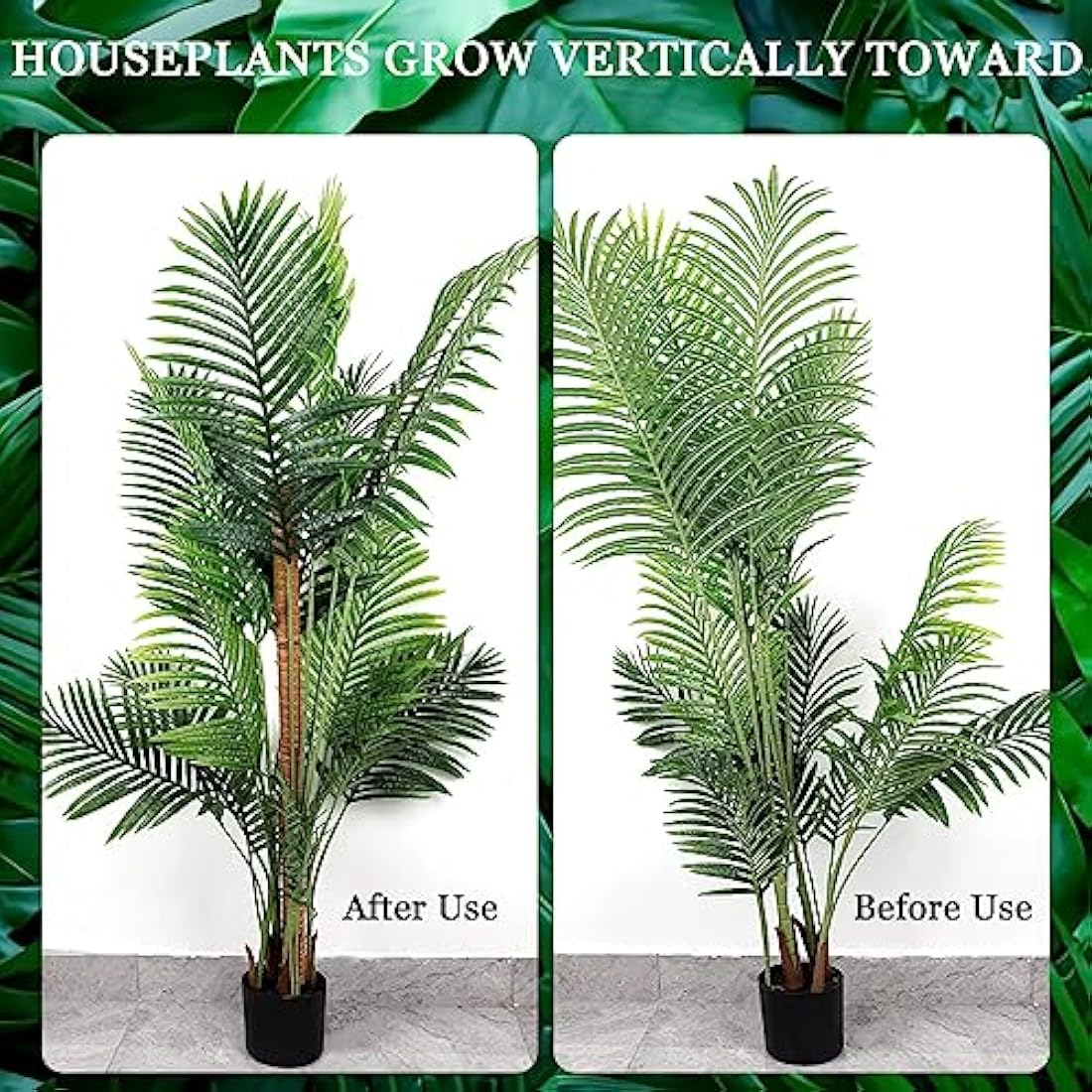 2-Pack Bendable Coir Moss Poles for Monstera - 60cm & 120cm