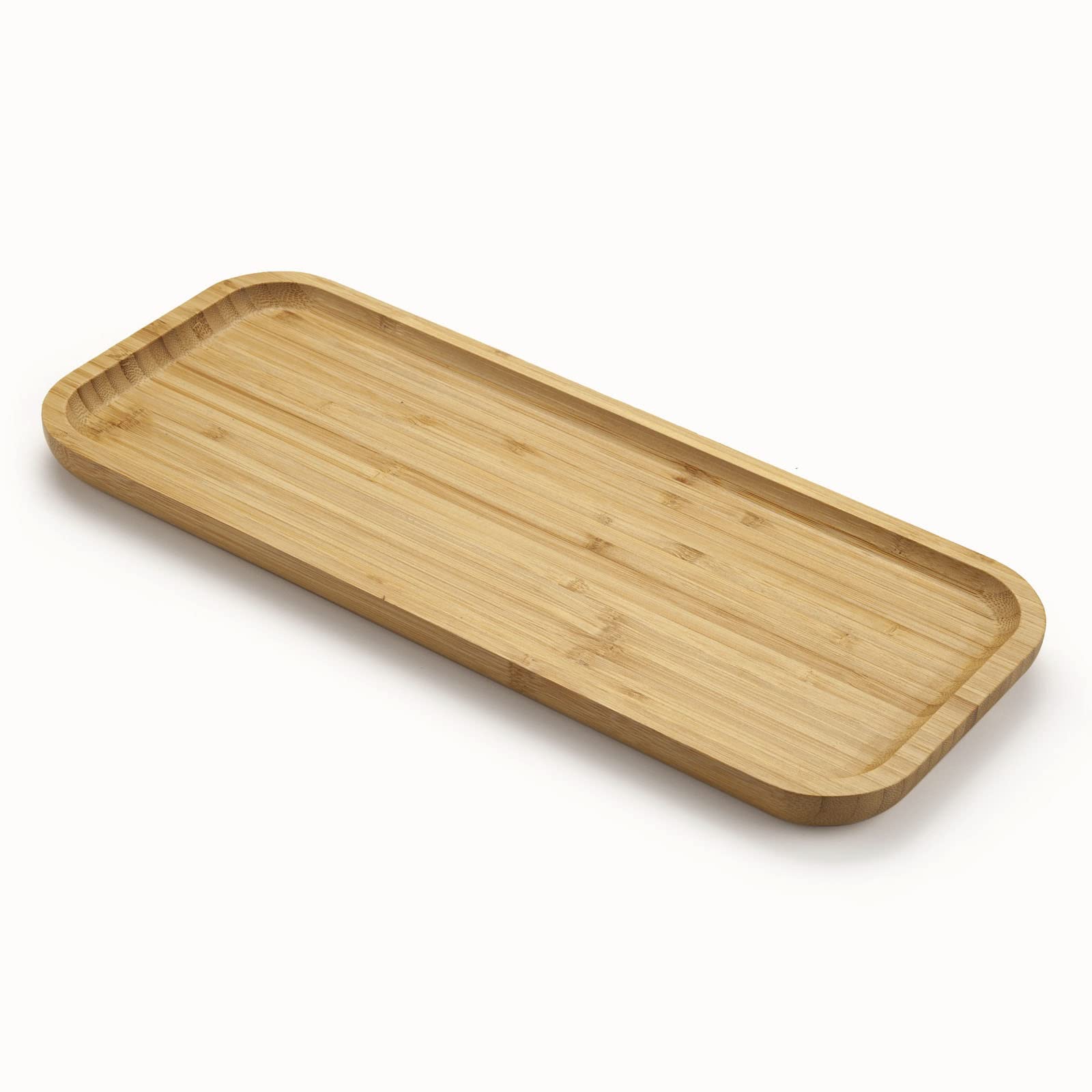 Bamboo Vanity Tray – Minimalist Bathroom Counter Organizer