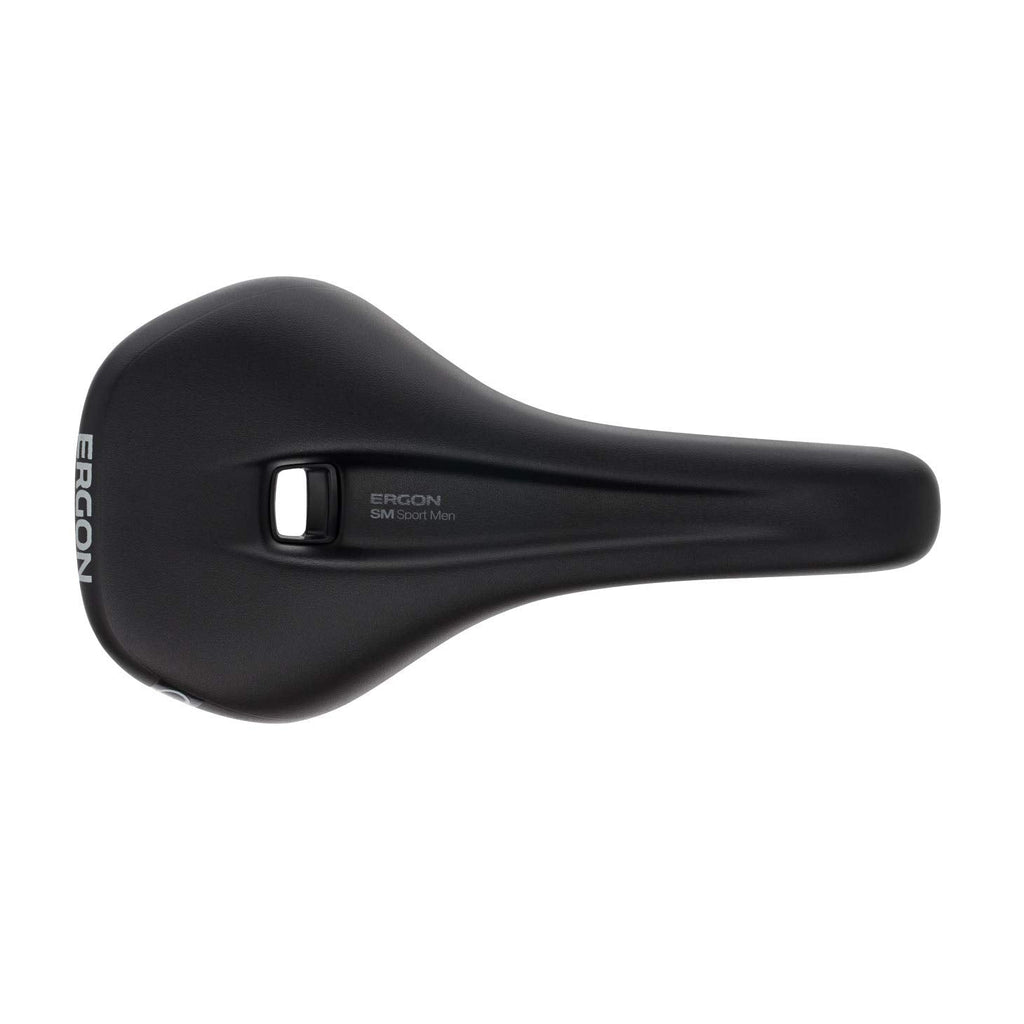 Ergon SM Sport Men's MTB Saddle – All-Mountain Trail Seat, Black, M/L