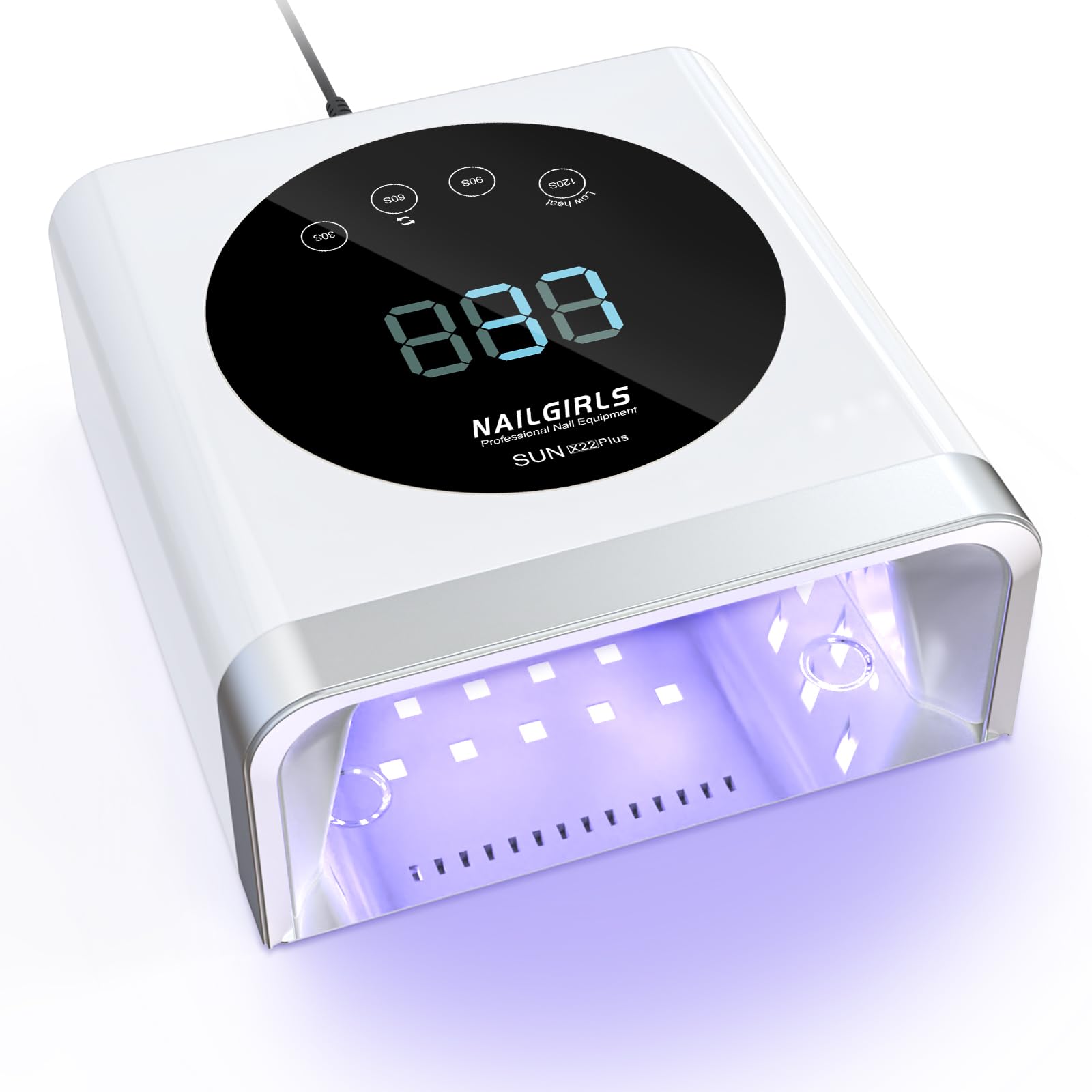 NAILGIRLS 150W LED Nail Lamp | Professional UV Gel Dryer with LCD Display
