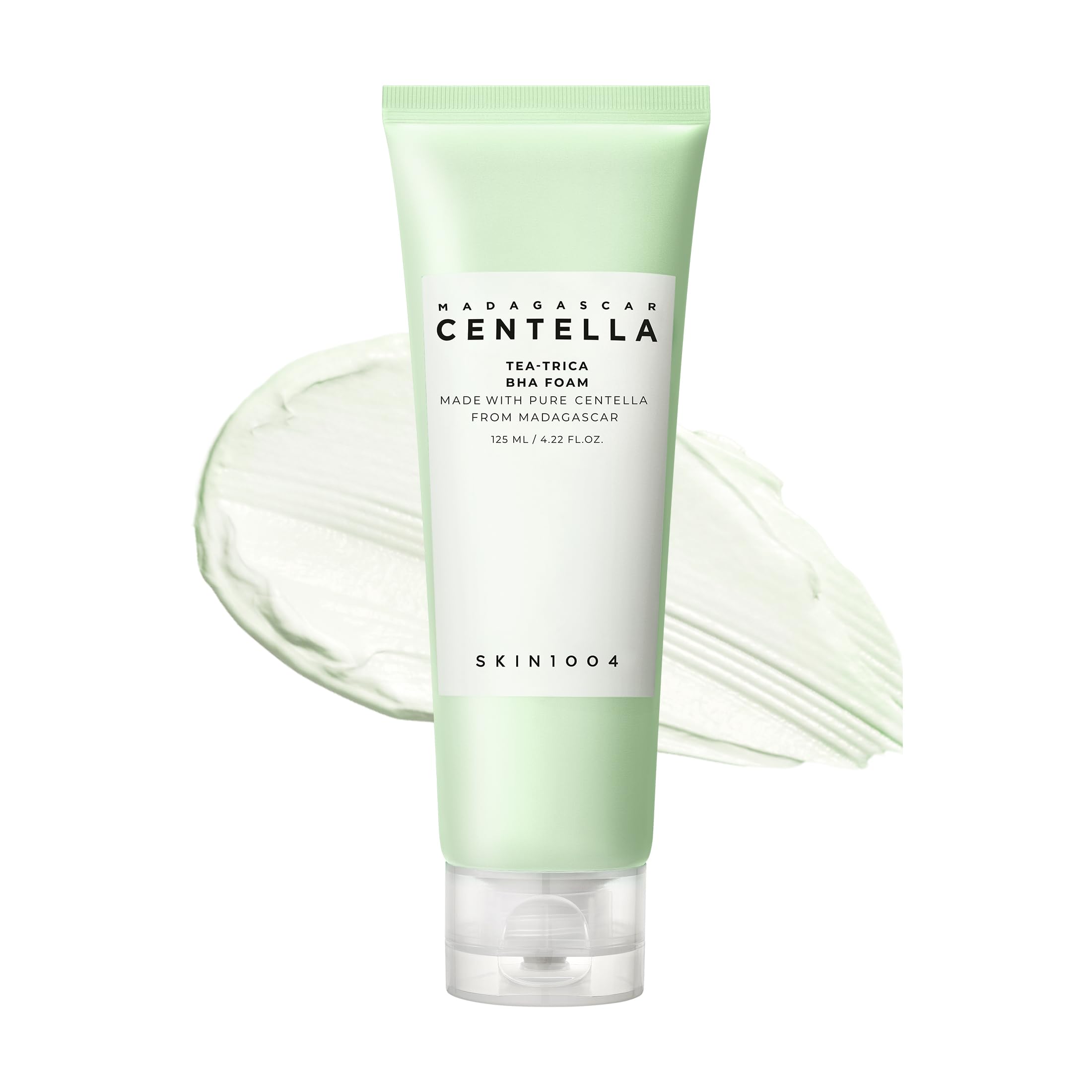 SKIN1004 Madagascar Centella Tea-Trica BHA Foam Cleanser for Acne – 140ml