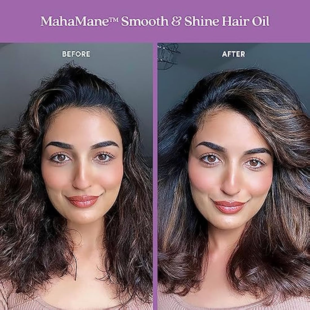 Fable & Mane Smooth & Shine Hair Oil | Heat & UV Protection - 55ml