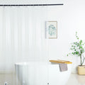 WellColor Clear PEVA Shower Curtain Liner | 72 x 75 inch Weighted Hem