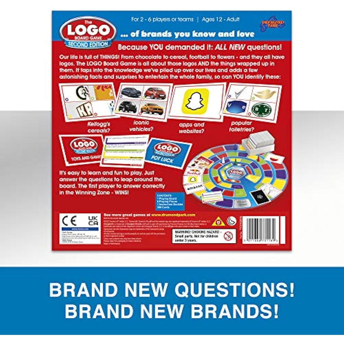 Drumond Park The LOGO Board Game Second Edition | Family Trivia Game