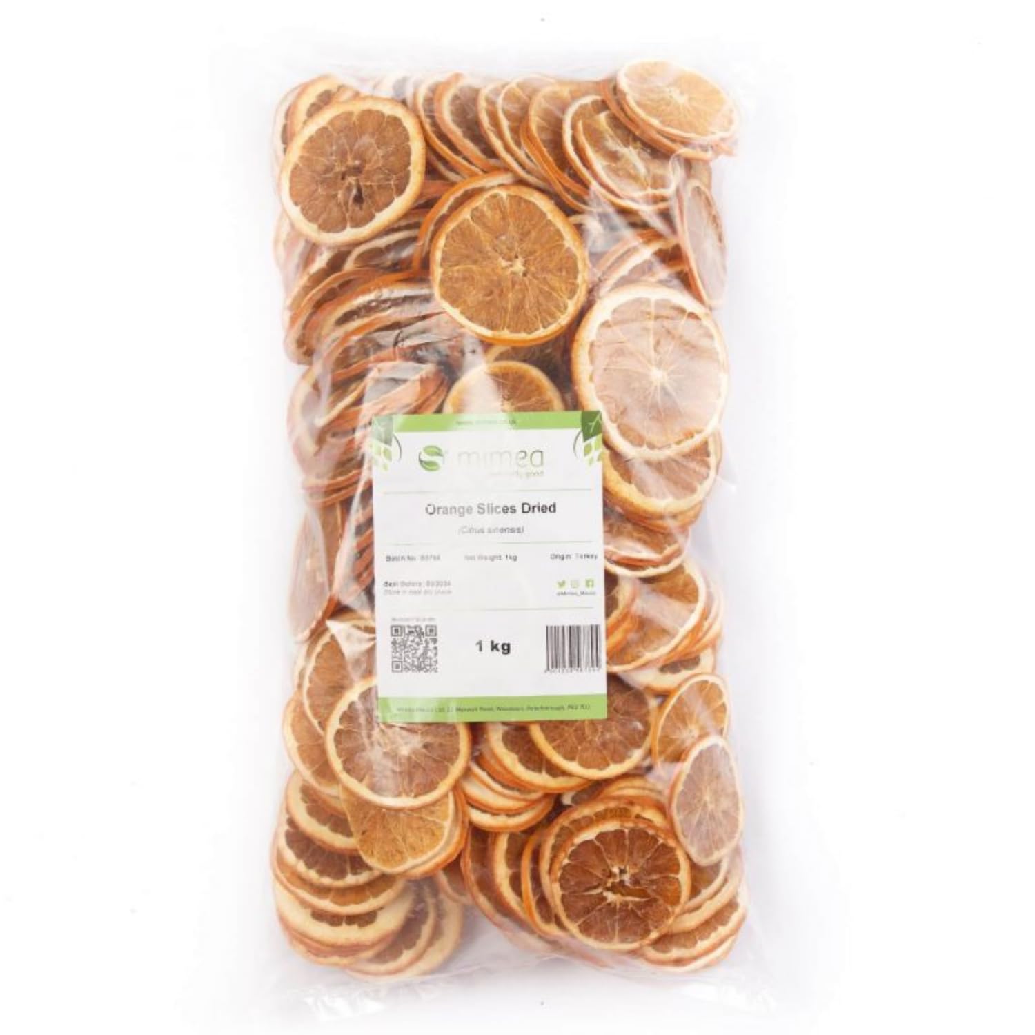 Mimea Dried Orange Slices – 1kg Whole Citrus Garnish for Cocktails