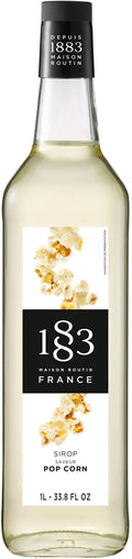 1883 Maison Routin Popcorn Syrup – Gourmet Coffee & Cocktail Mixer 1L